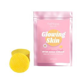 Eelhope Turmeric Kojic Acid Cleansing Gasket Gently Cleanses Facial Skin Pores, Moisturizes And Refreshes Skin Care (Option: 3PCS)